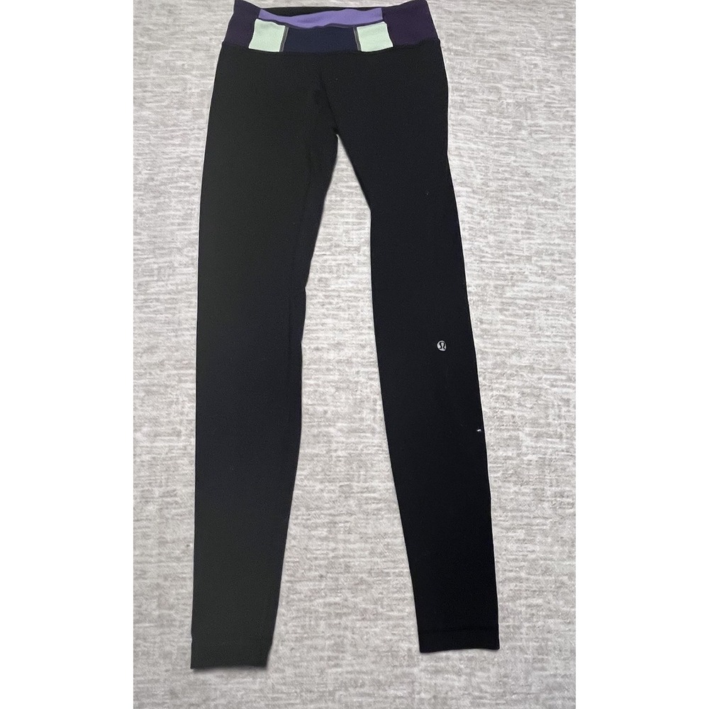 LULULEMON Align High Rise‎ Womens Sz 6 Yoga Pants Black Athletic Leggings 29"